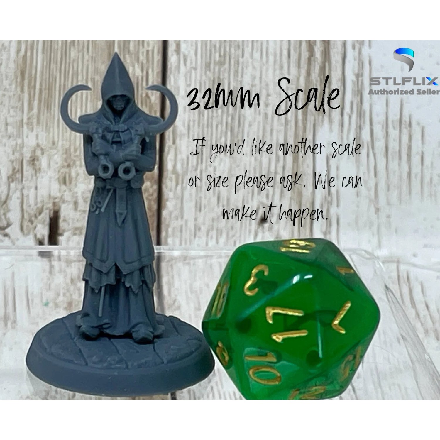 Arzan's Cultist | Undead Skeleton | Monster | Male/Female | Tabletop Miniatures | Demons of the Holy Abbey | D&D Dungeons and Dragons 5e- - Image 2