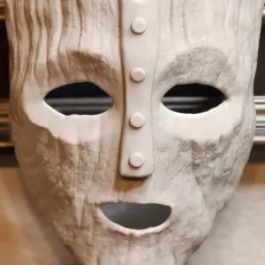The Mask of Loki (Unpainted) – Norse God of Mischief 3D Printed Decor, Costume & Cosplay