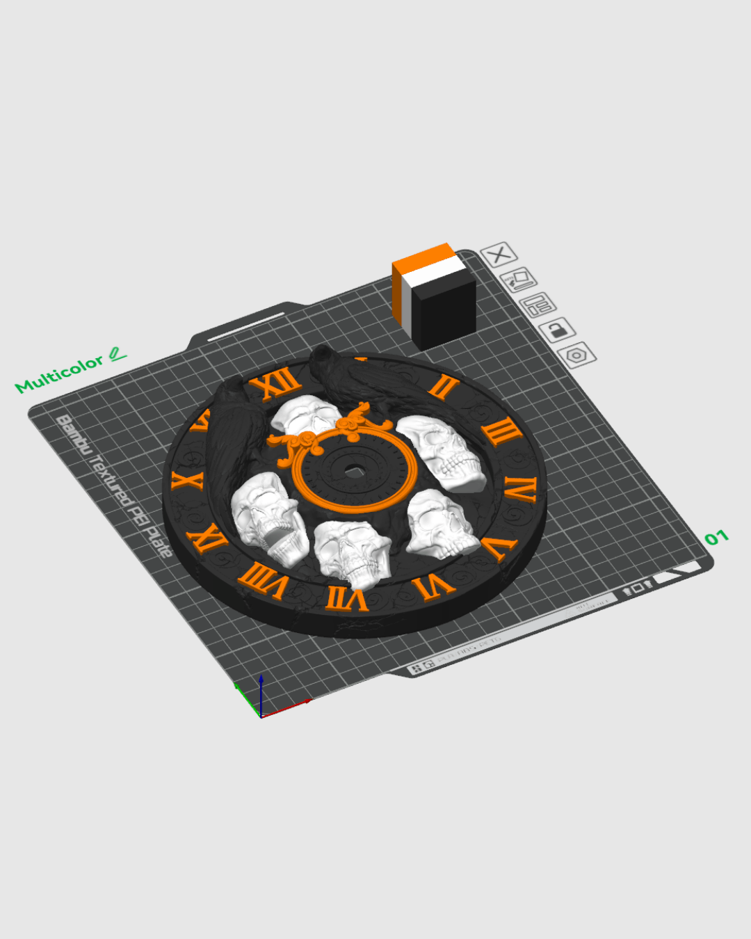 petite horloge d'Halloween - Image 8