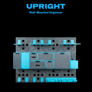 Upright -  Wall-Mounted Organizer 