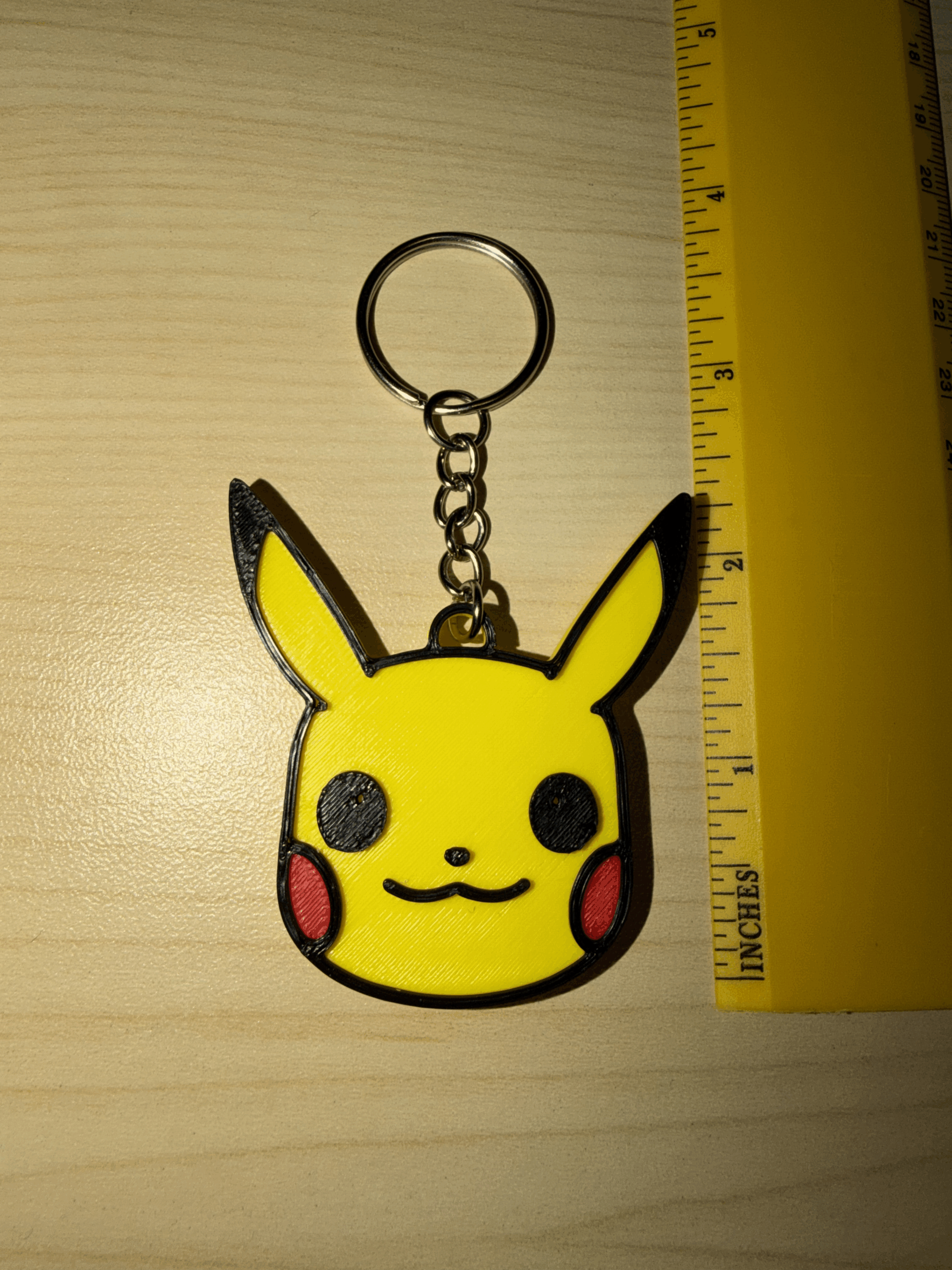 Adorable Pikachu Keychain | Durable Pokémon Accessory for Keys & Backpacks - Image 2