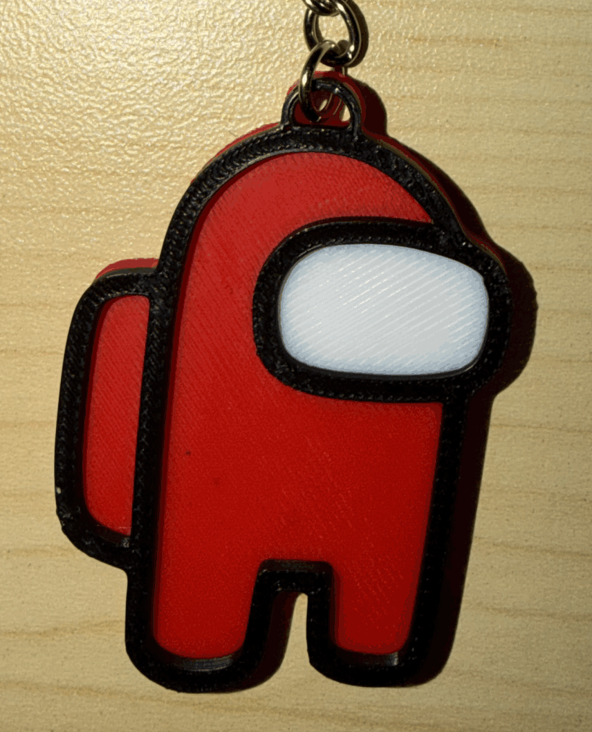 Among Us Crewmate Keychain