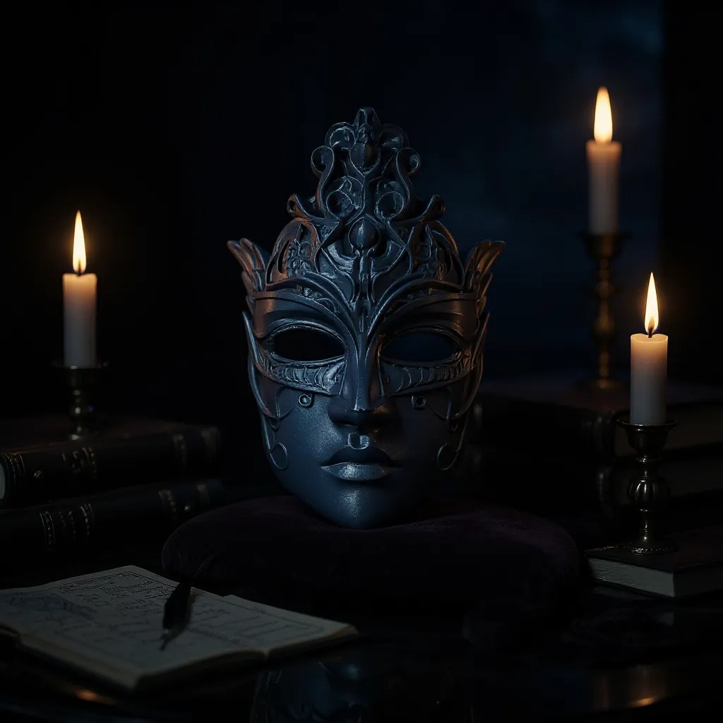 Premium Hand-Painted Ornate Fantasy Mask - Custom 3D Printed Art Piece 🎭 - Image 4