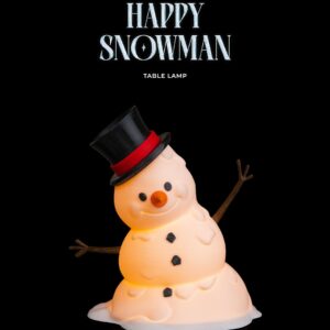 Happy Snowman - Table Lamp