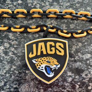 Highland Hills Jaguars Oversized Hype Chain Charm and Necklace