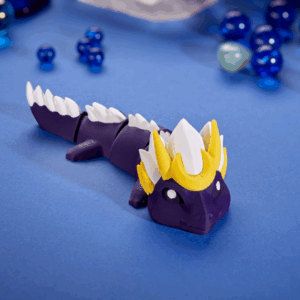 Moon Dragon Keyachain