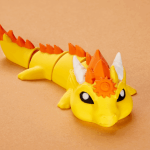SUN DRAGON ARTICULATED KEYCHAIN FIGURE