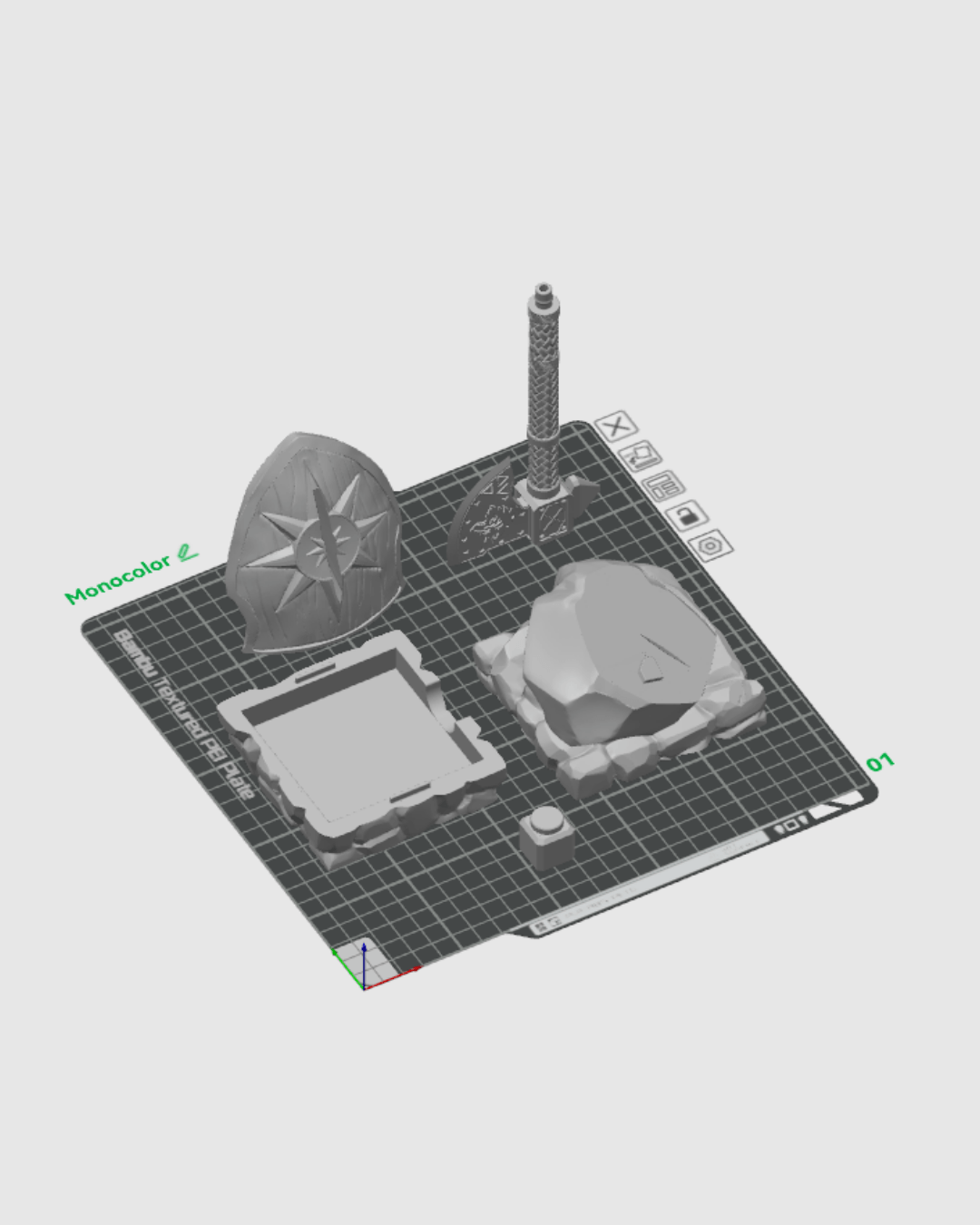 Axe Marks the Spot -Pen & Sticky Notes Holder - Image 11