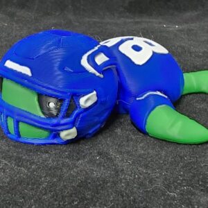 Seahawks-Inspired Turtle – 3D Printed Desk Decor