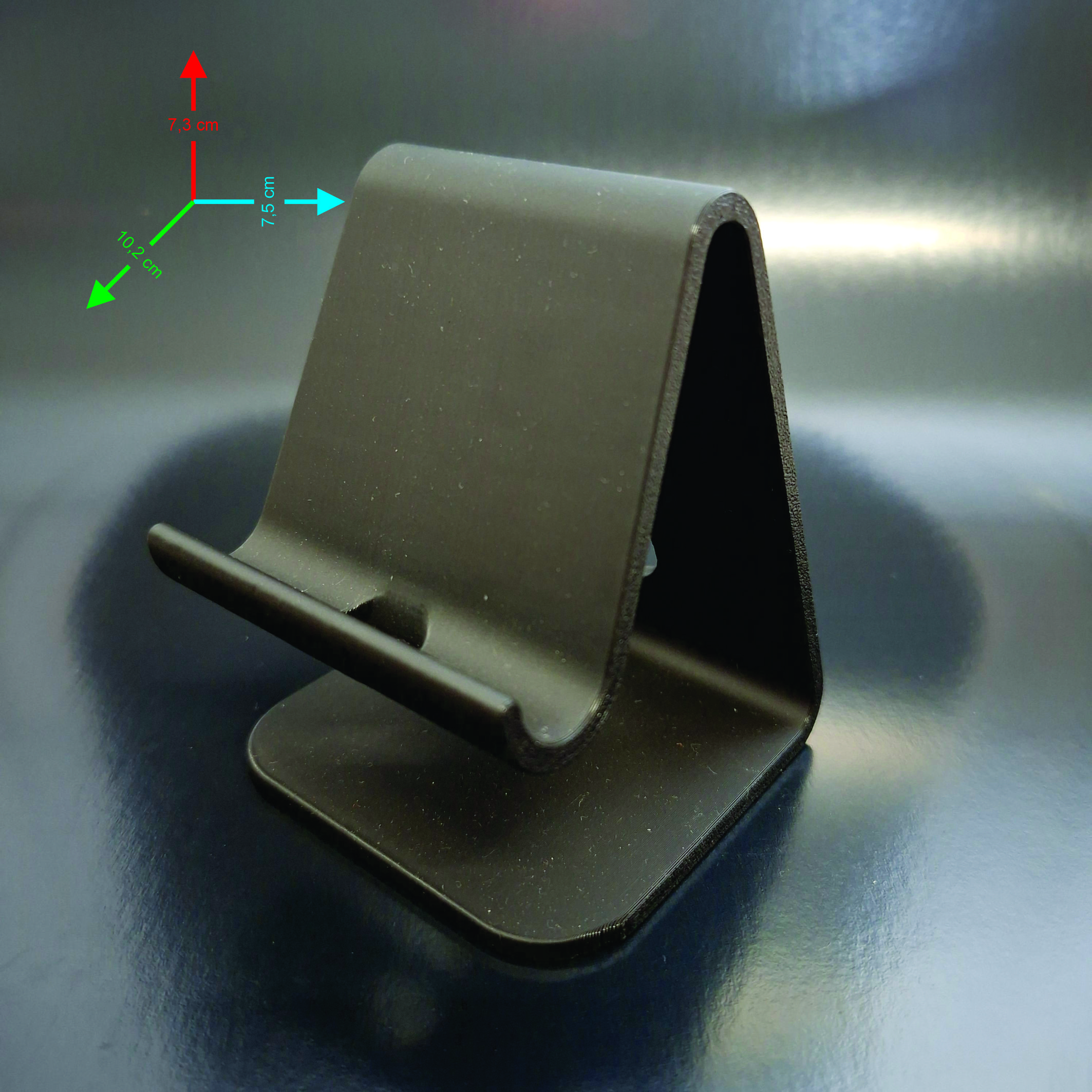 Suporte de Celular 3D em PLA | Impressão 3D Moderna | Organizador de Mesa | Várias Cores - Image 5