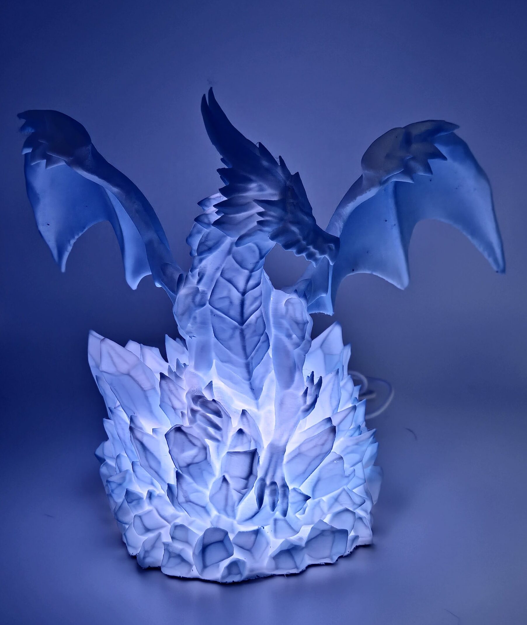 Ice and Light Dragon Lamp