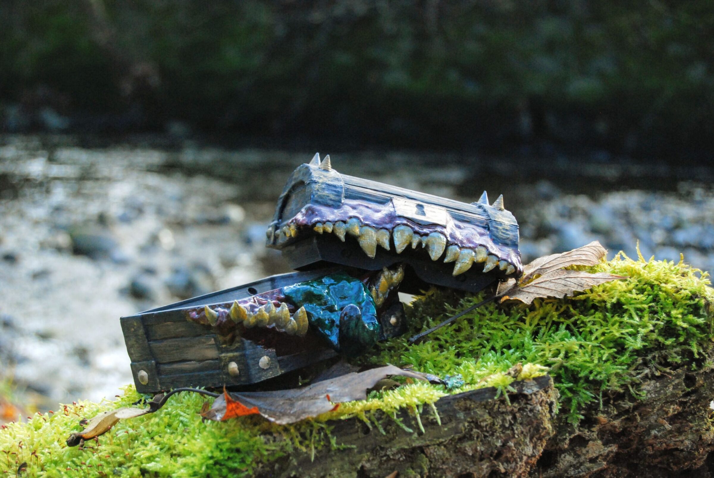 mimic box boite rangement carte de collection sleeve peint